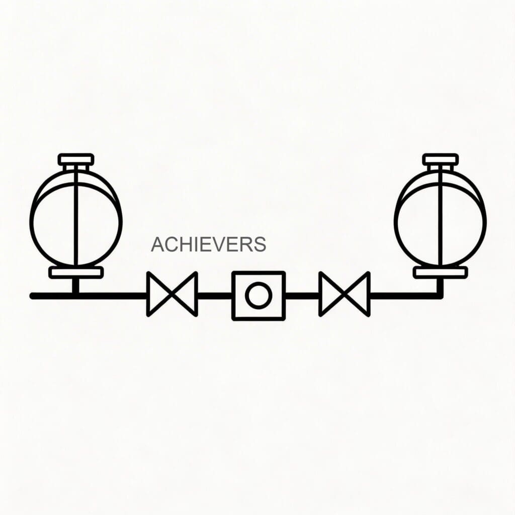 Piping and instrumentation diagram showing diesel flow meter integration in a terminal unloading skid