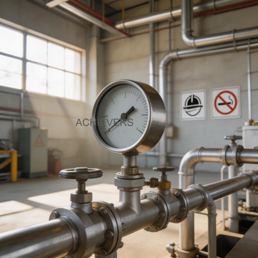 Fuel Flow Meter operating productively at an Indian industrial site with proper housekeeping, earthing, and maintenance protocols in place