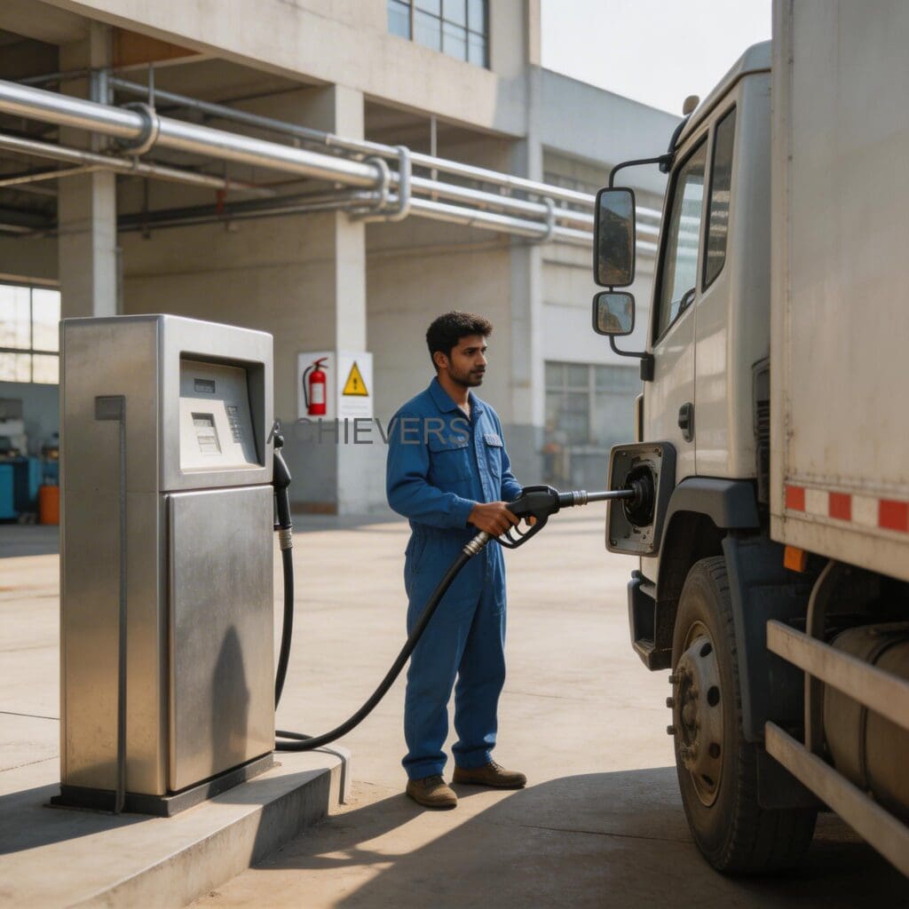 Diesel Dispenser in use at a representative Indian industrial application