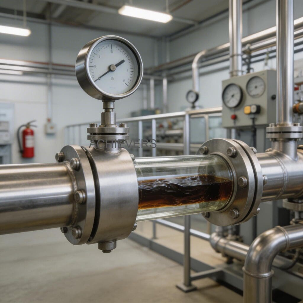 Oil Flow Meter in use at a representative global industrial application