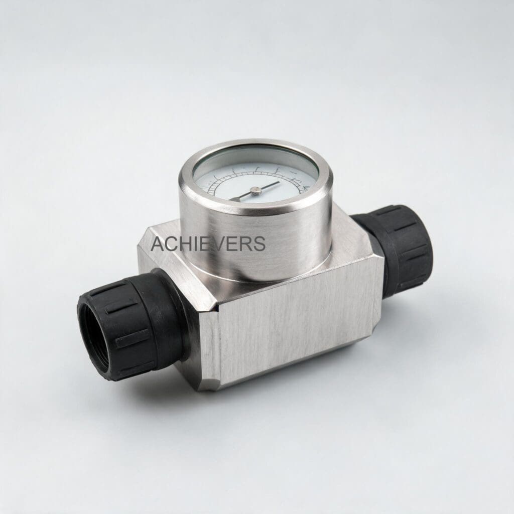 Diesel Flow Meter showing complete installation including all accessories and control components