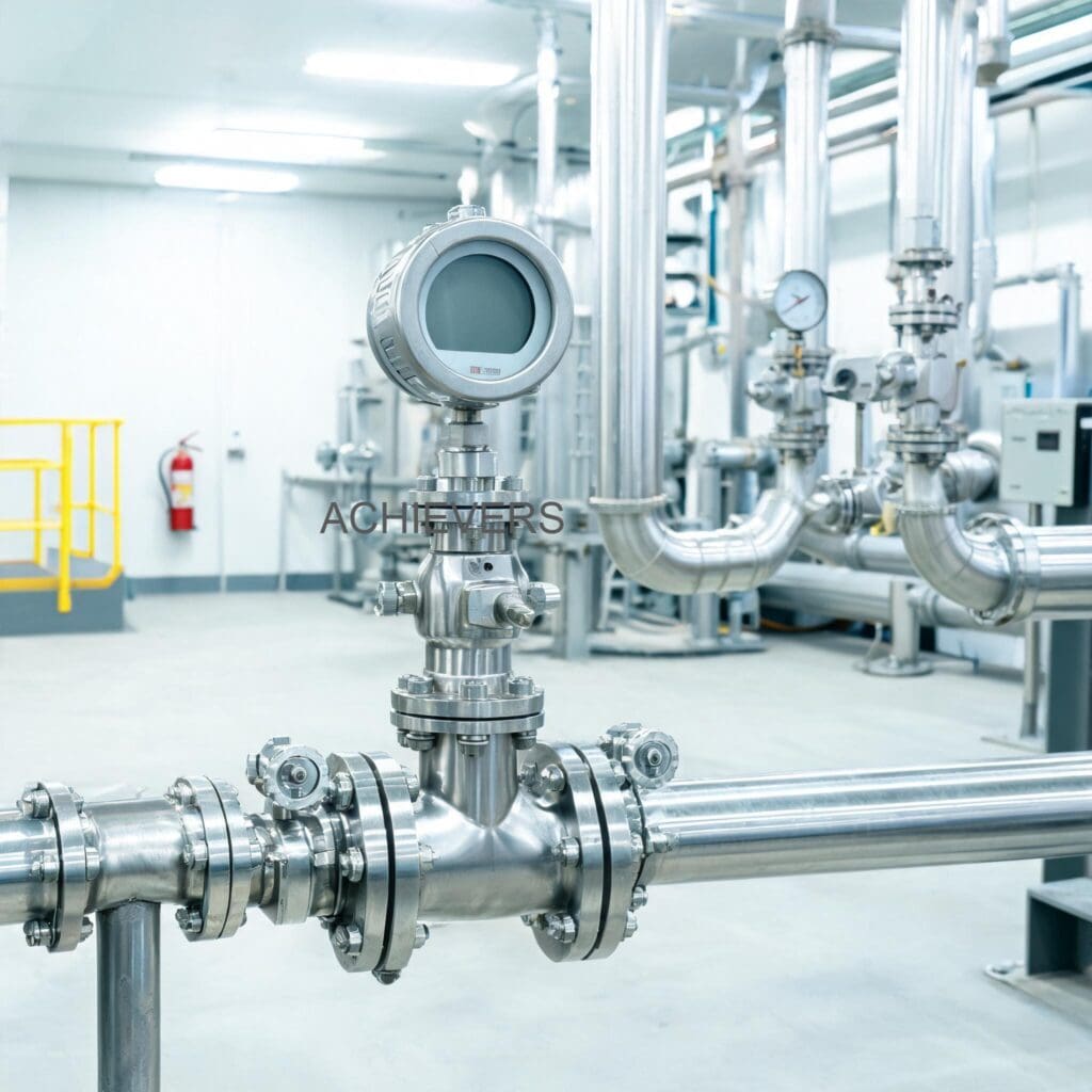 Positive displacement digital meter in productive use demonstrating measurable financial output at a large-scale industrial fuel farm