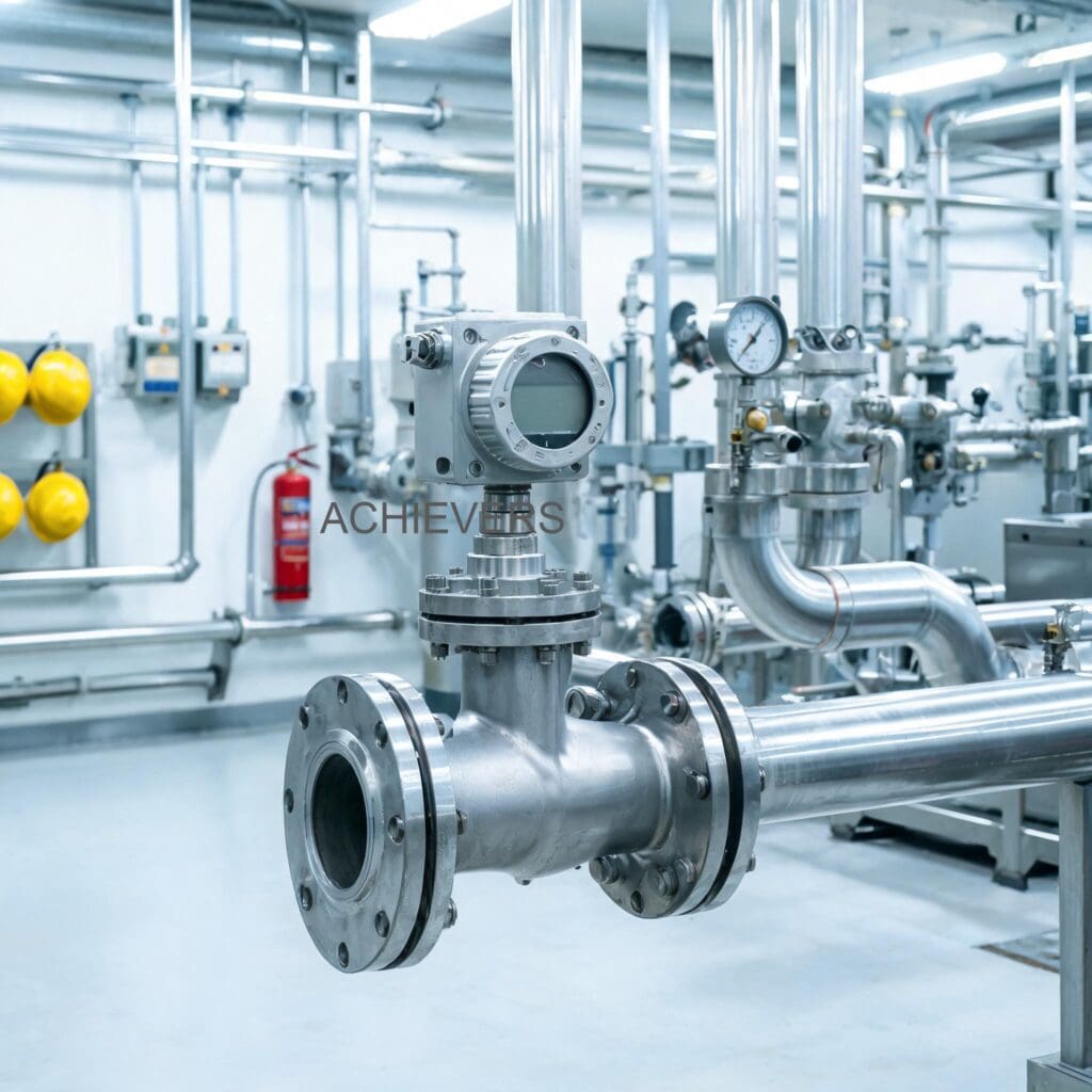Diesel Flow Meter installed in a global industrial fuel transfer facility operating under harsh conditions