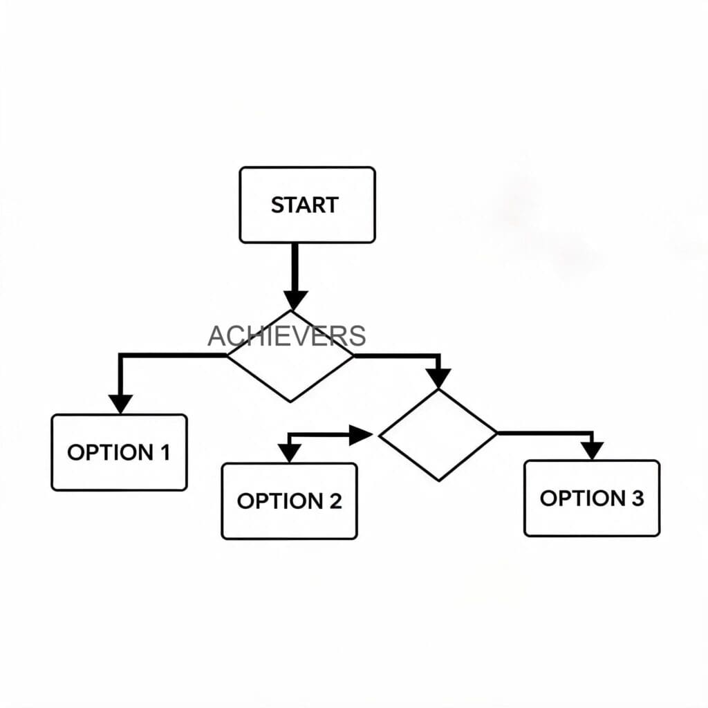 Technical diagram showing selection decision flow for Fuel Dispenser based on application parameters