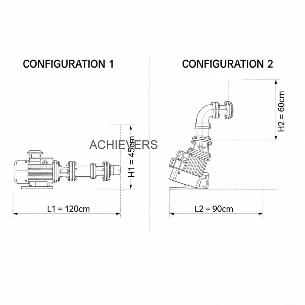 Technical comparison diagram highlighting the key differences between Fuel Dispenser variants