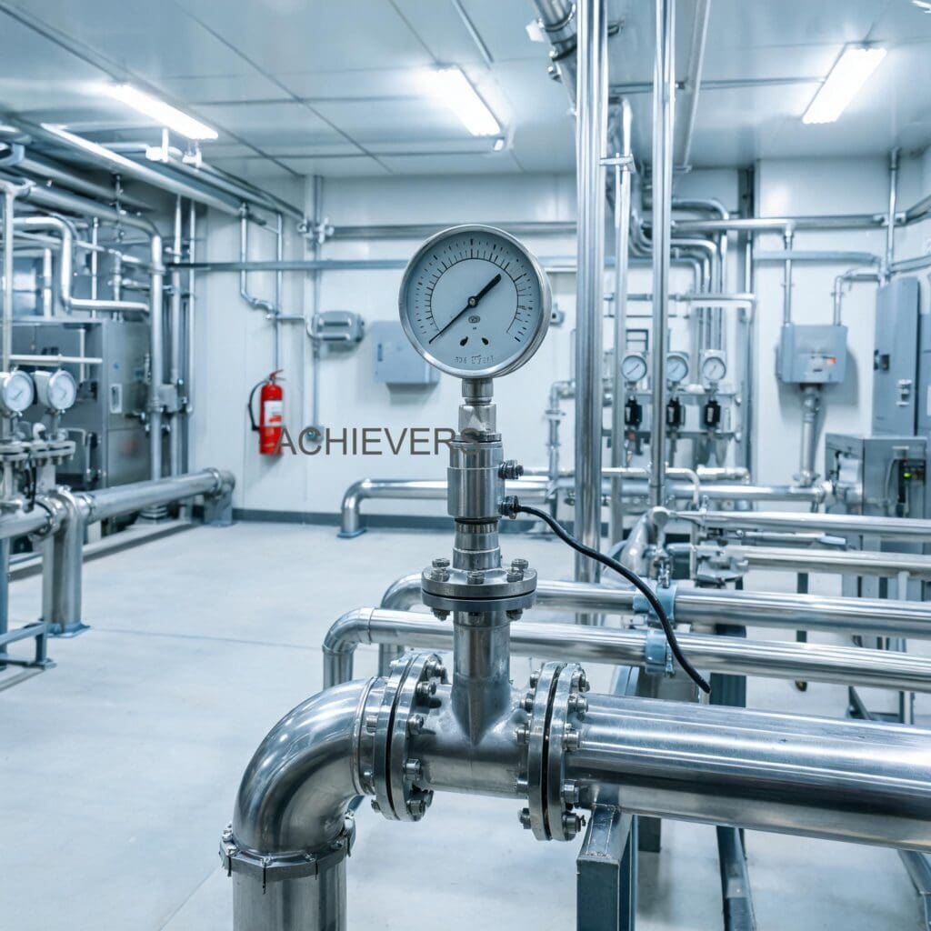 Oil Flow Meter operating productively at an industrial chemical facility handling high viscosity fluids